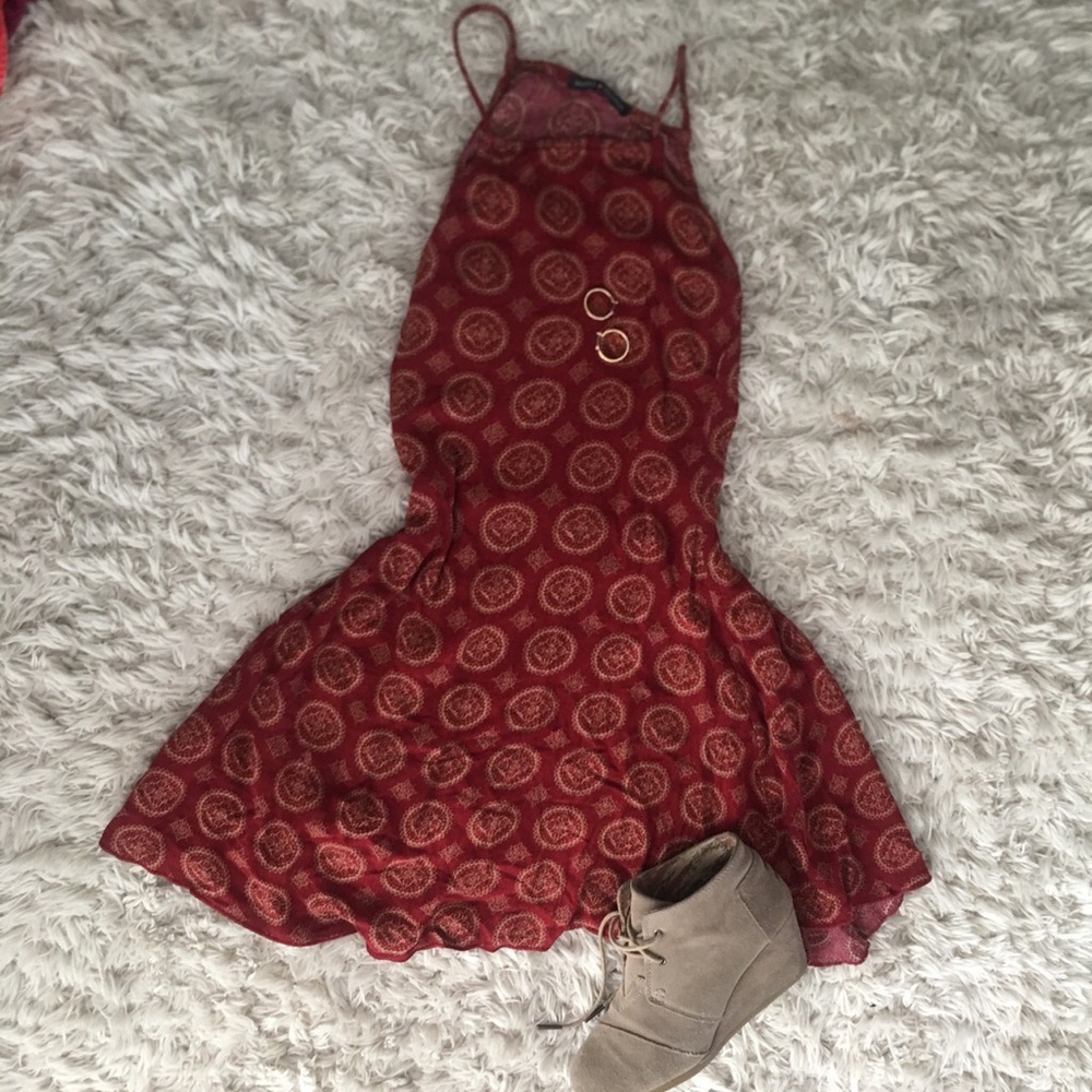 Red Brandy Melville summer dress